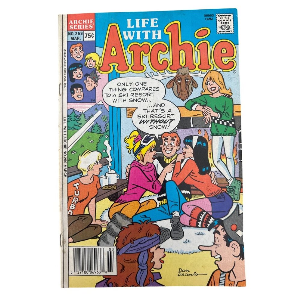 Life With Archie Vintage March 1986 Issue No #259 Comic Book Bagged Boarded